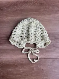 【ハンドメイド品販売記念価格】ベビーボンネット