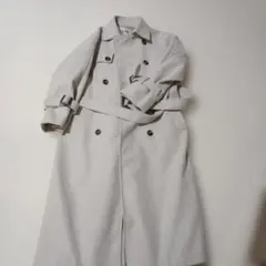 ROPE ライトグレー トレンチコート