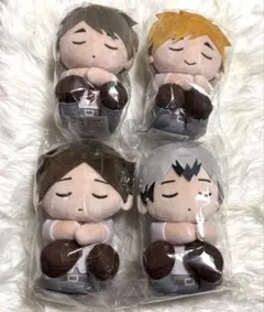 ハイキュー‼︎　おひざの上　お昼寝　ぬいぐるみ　北信介　角名　宮侑　宮治　稲荷崎