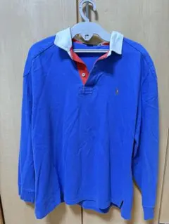 90s Polo by Ralph Lauren ポロシャツ Lサイズ 青