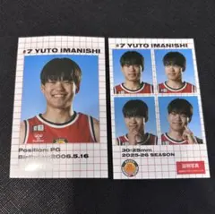 2025-26証明写真風ステッカー 7 今西 優斗