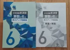 中学受験　新演習算数小６上実力アップ問題集&解答と解説