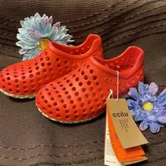 新品✨　ccilu  チル サンダル マリンシューズ  赤 レッド　19㎝