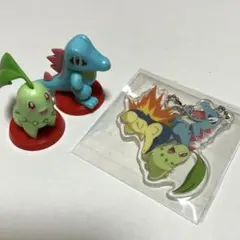 ポケモン　旅立ちの3匹　チコリータ　ワニノコ　セット