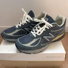 NB U990AL4 AURALEE ネイビー/グレー 27.5cm