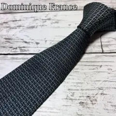 良品✨Dominique France ネクタイ スリークラウン グレー - メルカリ