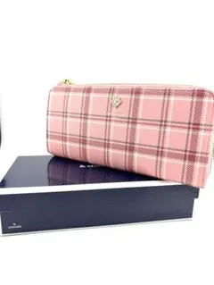 & chouette チェックビジュー L字ファスナー 長財布のサムネイル