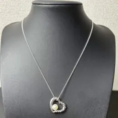オパール ネックレス シルバー SILVER 925 刻印 雫 ペンダント 希少 