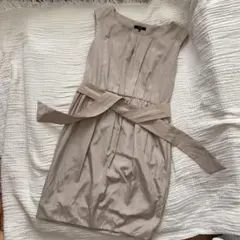 COMME CA ISM きれいめ ワンピース リボン付き Mサイズ