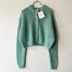タグ付 MADISONBLUE パールボタン モヘヤ クロップド丈カーディガンのサムネイル