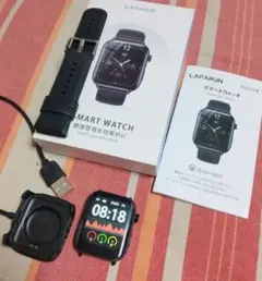 LAFARUN スマートウォッチ 本体 充電器付き