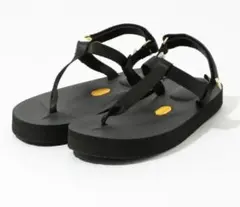 【新品•未使用】Vibramソール スポーツサンダル ブラック 23のサムネイル