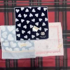 PAUL & JOE & JILL STUART タオルハンカチ 3枚セット