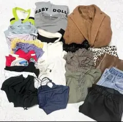 ④ レディース 服 まとめ売り 25点 コート　スカート　シャツ　トップス