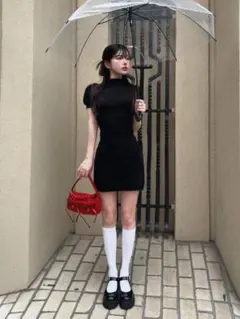 DDロゴタイトニットミニワンピース Darich