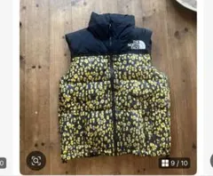 THE NORTH FACE NFOA3XEP 黒/レオパード ダウンベスト M