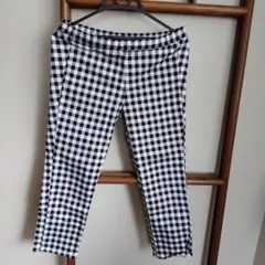 UNIQLO ギンガムチェック レギンスパンツ L