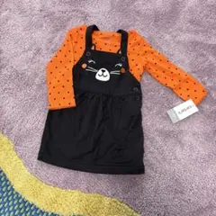 Carters 猫デザイン ワンピース 9ヶ月
