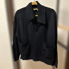 ZARA 襟付きVネックニット