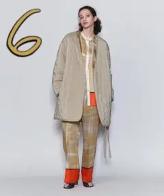 6 (ROKU) BOA×QUILTED COAT キルティング2way - メルカリ