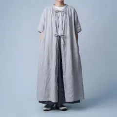 美品　Brocante ブロカント　リネン 2way ワンピース ゆったりのサムネイル
