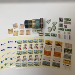 まとめ売り　文房具　マスキングテープ　シール　おすそ分け