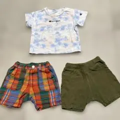 キッズパンツ2点セット 90 夏用 保育園着