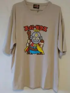 ☆新品☆懐かし ビックリマン スーパーゼウス Tシャツ ベージュ LL