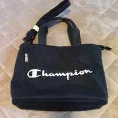 Champion ブラック ショルダーバッグ