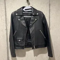 極美品 UNITED TOKYO 牛革 ダブルライダースジャケット 定価4.6万