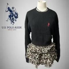 U.S. POLO ASSN. ユーエスポロアッスン ボリュームスリーブ 刺繍