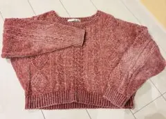 ショート丈ニット