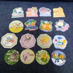 ポケモン　ナムコ限定　くじ　ステッカー　16枚セット