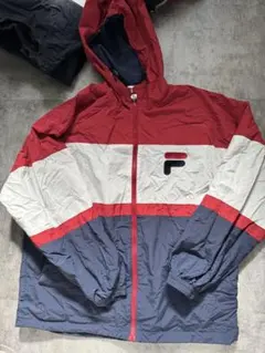FILA フード付きナイロンジャケット　XL