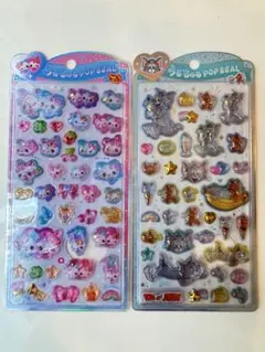 【正規品】トムジェリ マジカルみゅーちゃん うるちゅるポップシール