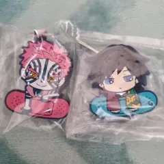 鬼滅の刃　猗窩座　冨岡義勇　ばんちょうこう　ヘアクリップ　セット