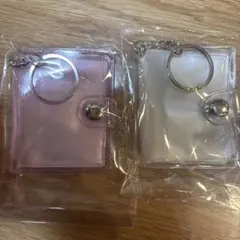 ミニ手帳　ミニシール帳キーホルダー2個セット