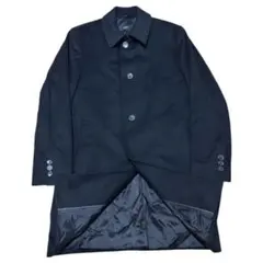 BOSS HUGO BOSS カシミア ロングチェスターコート ブラックのサムネイル