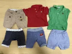 ミキハウス、ダブルB、ファリミア、familiar 70〜80cm半袖半ズボン