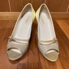 プラダ/グラデーションエナメルパンプス サンダル