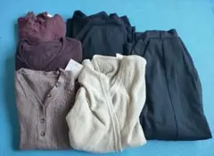 ★GRL リブ編みトップス スカート 等 6点セット 新品★