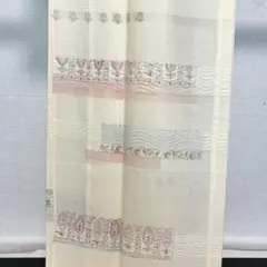 D908 夏着物　訪問着　花模様　紗　正絹　着物　しつけ糸付き未使用極美品のサムネイル
