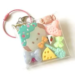 ガチャ詰めポーチ風　ポチャッコ　ロリポップキャンディチャーム