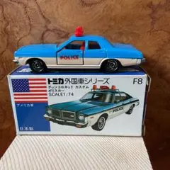 4049)トミカ 青箱 日本製 ダッジ コロネット ポリスカー 1Eホイール