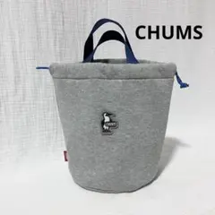 【美品】CHUMS チャムス リバーシブル　スウェット ミニトート　巾着バッグのサムネイル