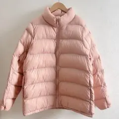 〇 ユニクロ 中綿ジャケット 160 ピンク