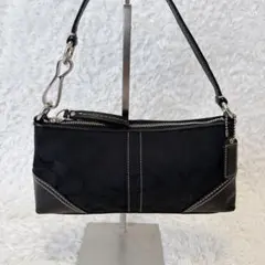 Coach Signature AccessoryPouch Black Y2K
