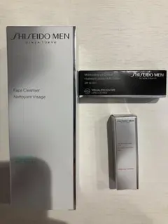 新品未使用 SHISEIDO MENメン　フェイスクレンザー&リップ&保湿液３点のサムネイル