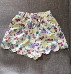エニィファム　水陸両用ショートパンツ　総フルーツ柄　100