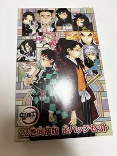 鬼滅の刃 22巻同梱版 缶バッジセット